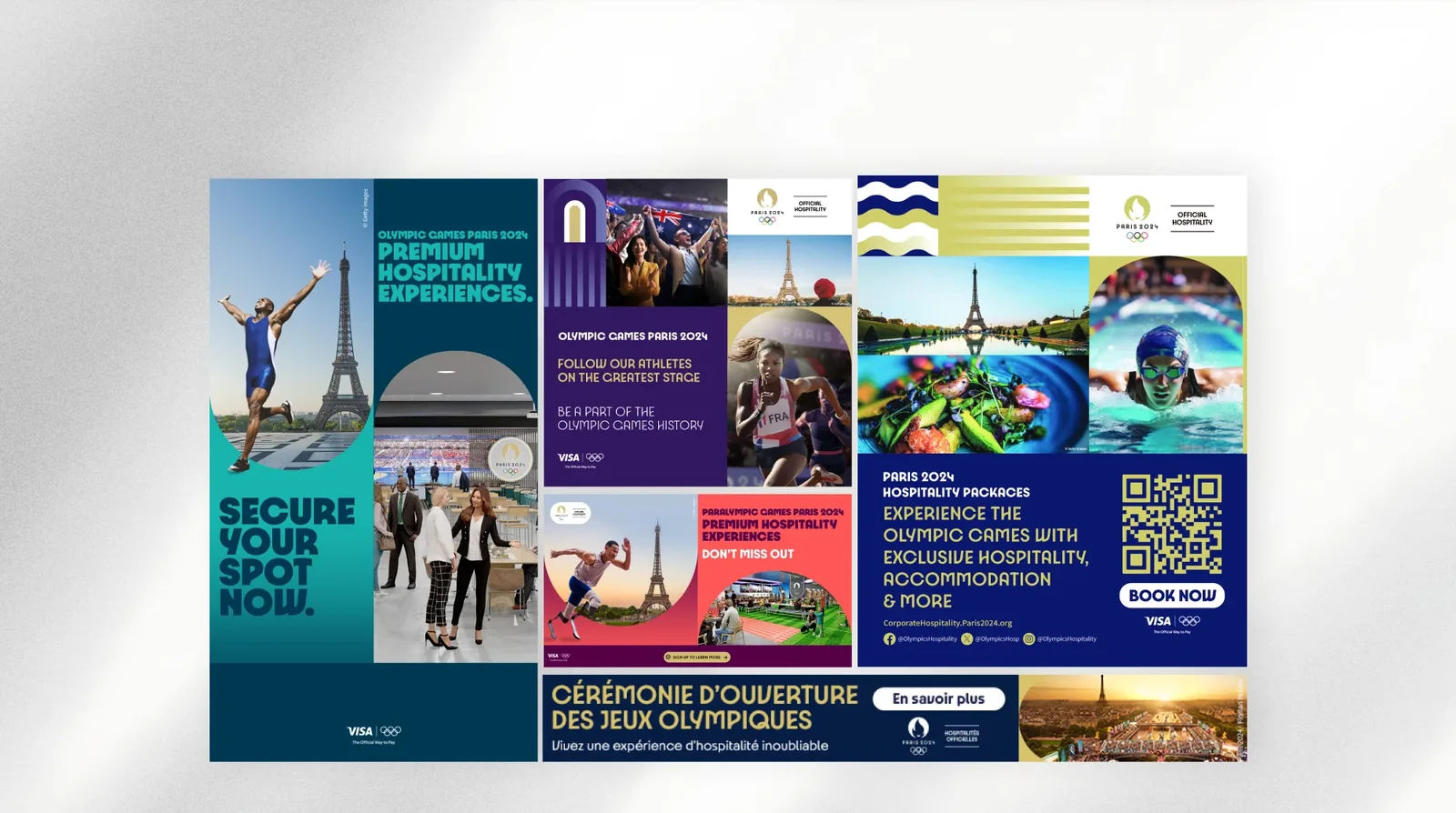 Bannières display On Location Paris 2024