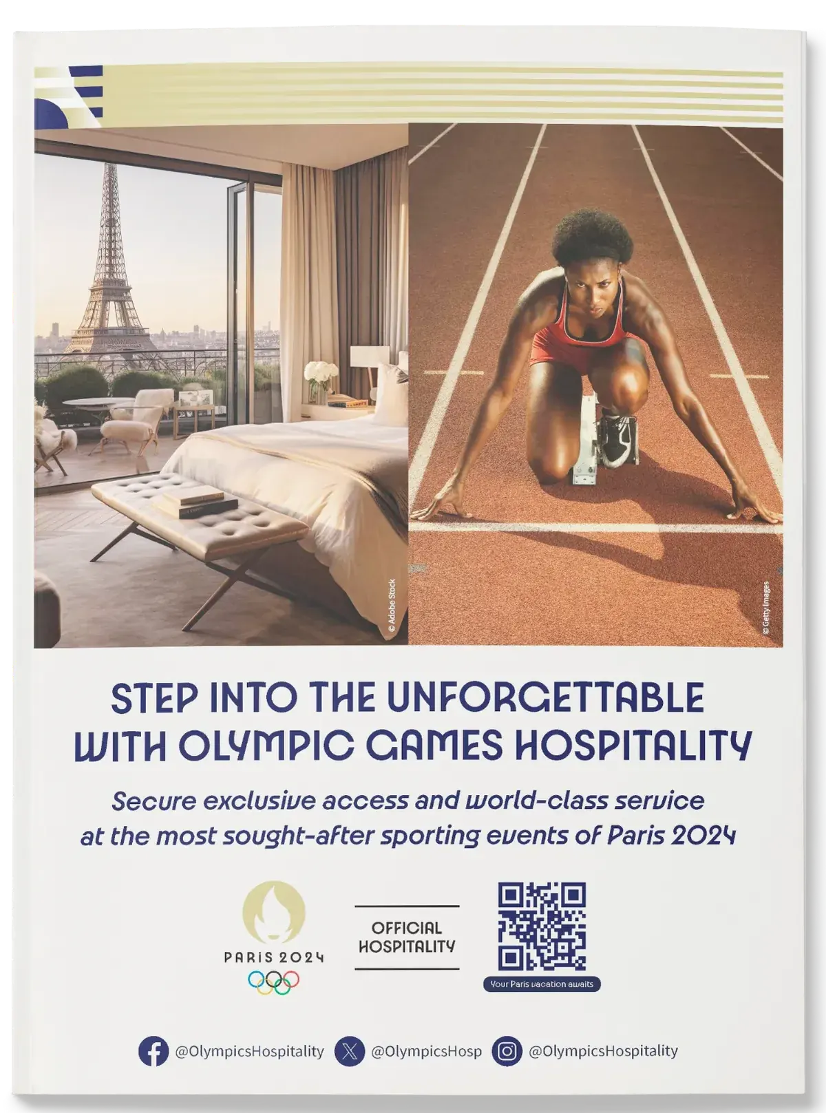 Publicité magazine Paris 2024